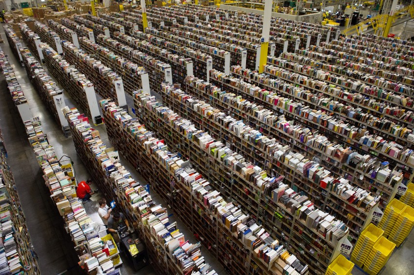 Inside An Amazon.com Distribution Center On Cyber Monday