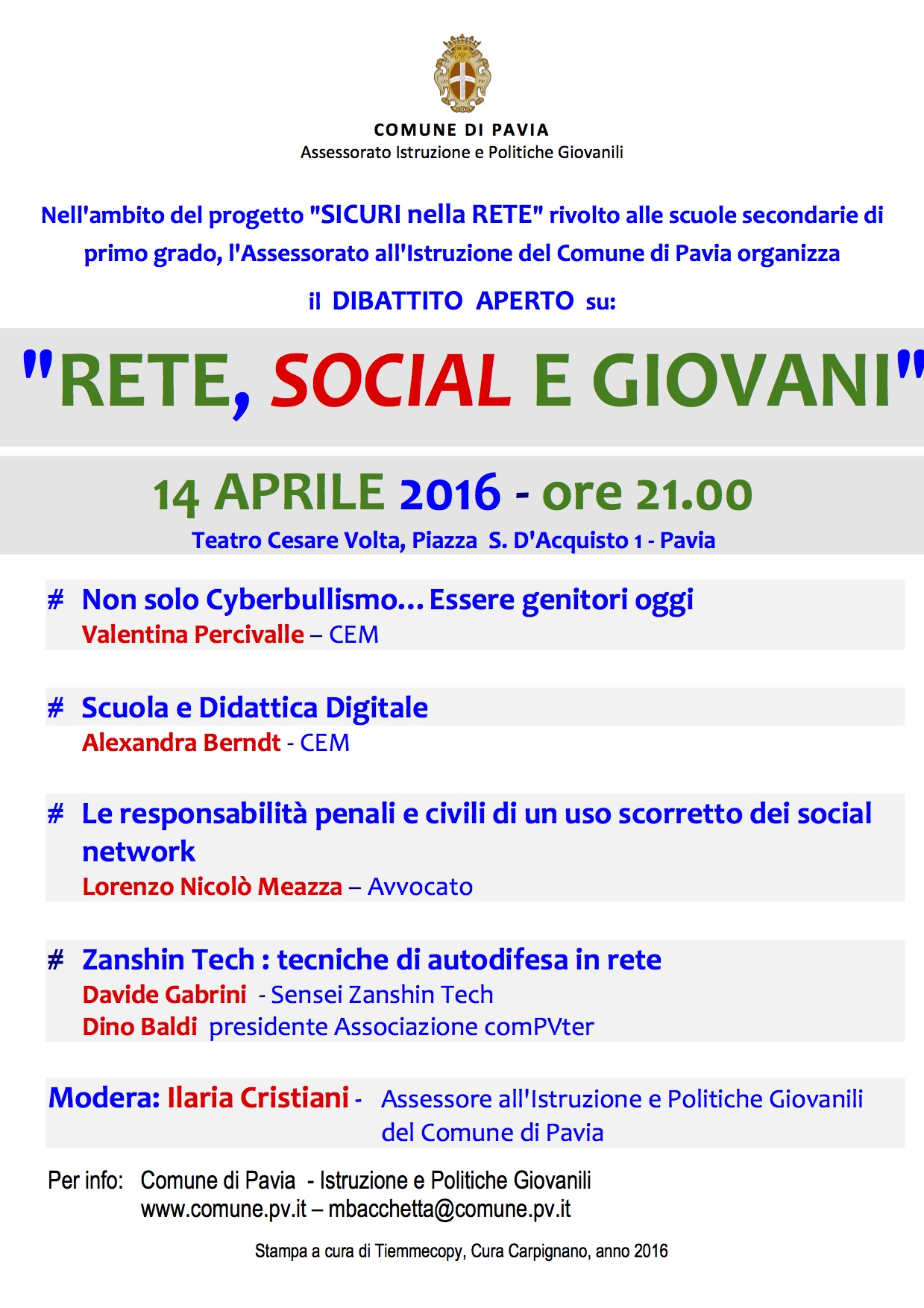 Locandina 14 aprile 2016_SicurinellaRETE_A3